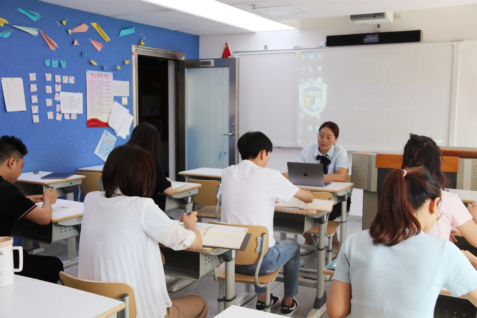 北外同文素材 精心备开学，静待同学归