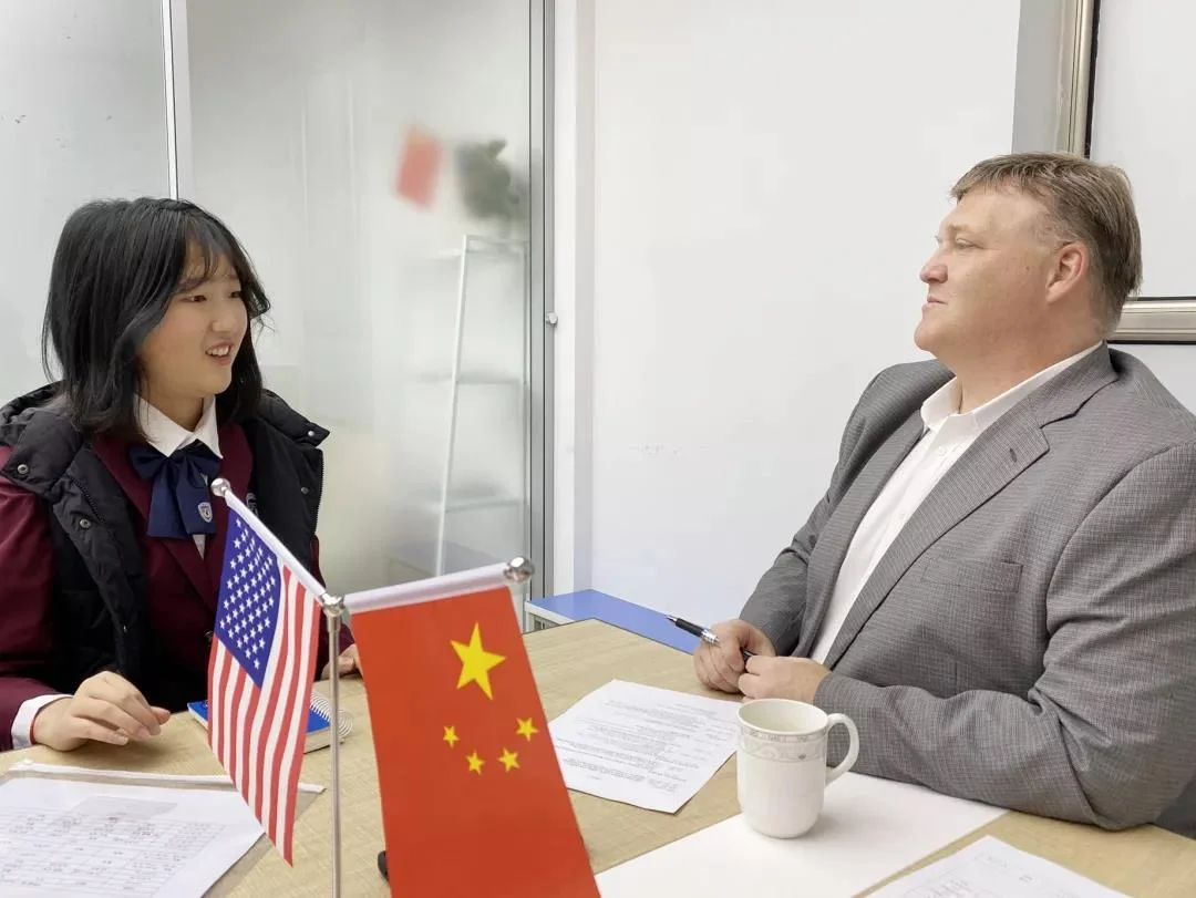 北外同文素材 走进面试官∣美国高中招生面试官到访我校,为美高学生带来主题宣讲及面试指导